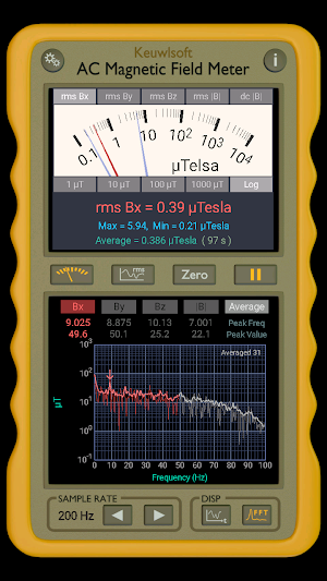 AC Magnetic Field Meter Screenshot 1