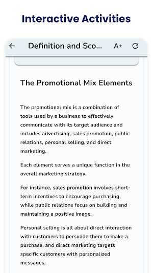 Advertising and Promotion Screenshot 2
