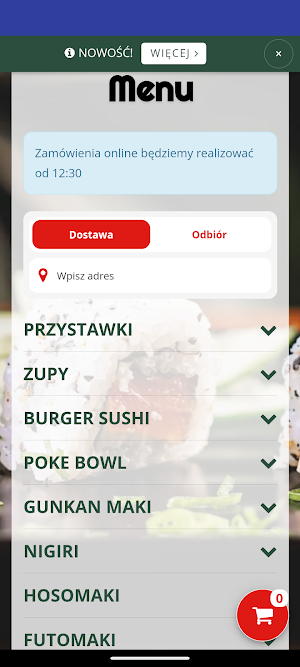 Sushi One Takeaway Screenshot 0