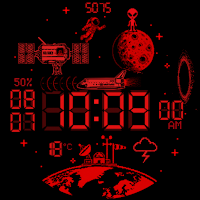 Space Mission LED Watch Face