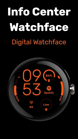 Infocenter -  WearOS Watchface Screenshot 0