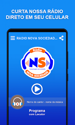 Rádio Nova Sociedade Screenshot 1
