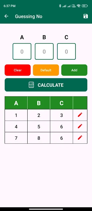 Lottery Guessing - Random No Screenshot 3
