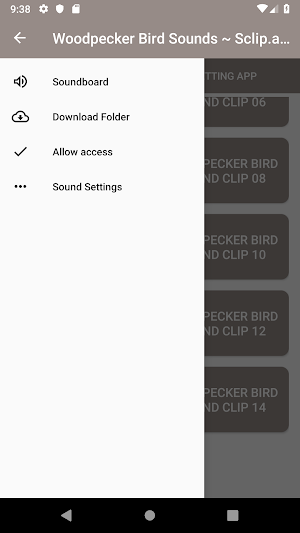 Woodpecker Bird Sounds ~ Sclip.app Screenshot 3