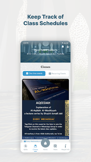 Taqwa Masjid App Screenshot 3