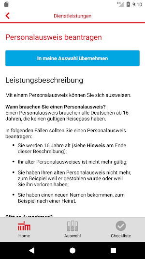 Berlin.de Service-App Screenshot 2
