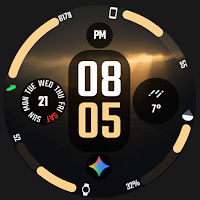 Night 153 - Digital Watch Face