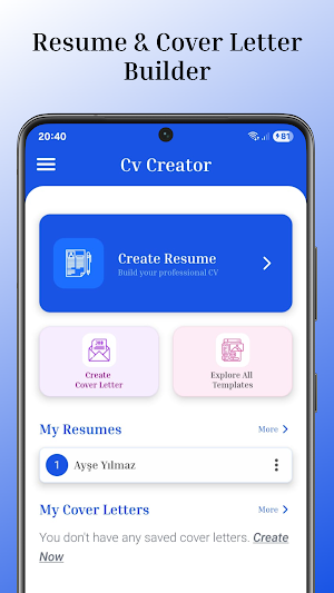 Cv Creator Screenshot 0