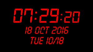 Digital Clock : Simple, Tiny, Ad-free Desk Clock. Screenshot 1