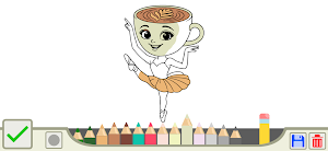 Italian Brainrot Coloring page Screenshot 1