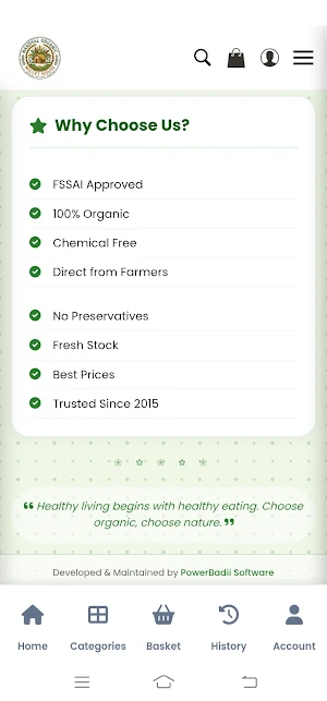 Nandyal Organic Screenshot 2