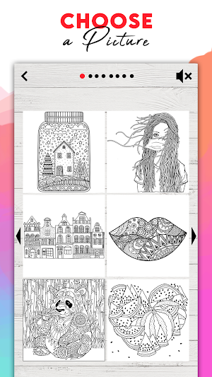 Coloring for adults offline Screenshot 2