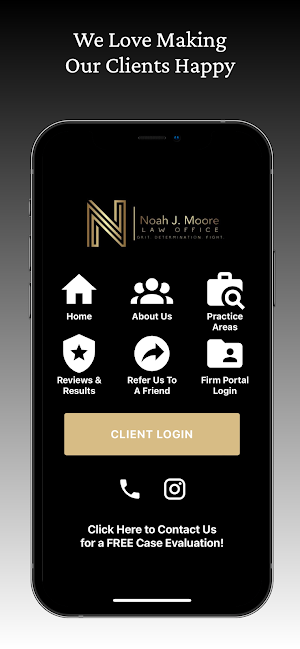 Noah J. Moore Law Firm Screenshot 0