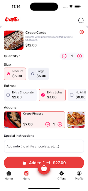 Crepffle Screenshot 2