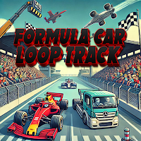 Formula Car Loop Track Game