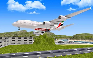 Airplane Fly 3D : Flight Plane Screenshot 0