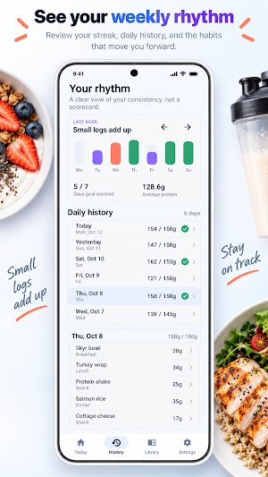 Protein Tracker: Daily Goal Screenshot 3