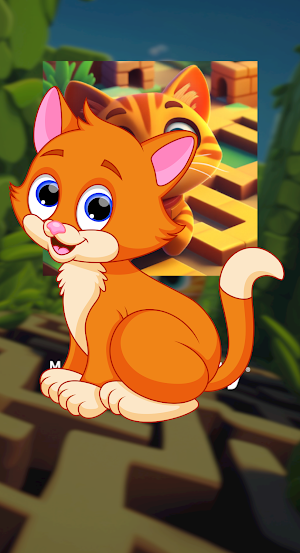 Kitten Escape : Maze Game Screenshot 2