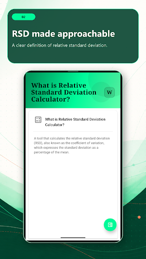 Relative Standard Deviation Screenshot 3