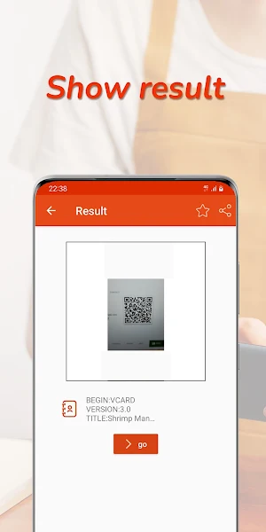 QR code scanner and generator Screenshot 1