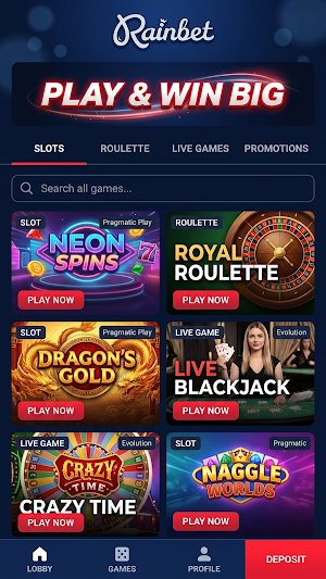 Rainbet Screenshot 0