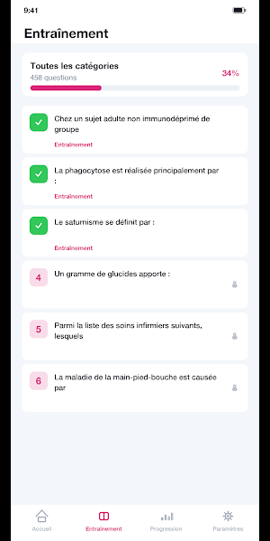 Auxiliaire Puériculture QCM Screenshot 1
