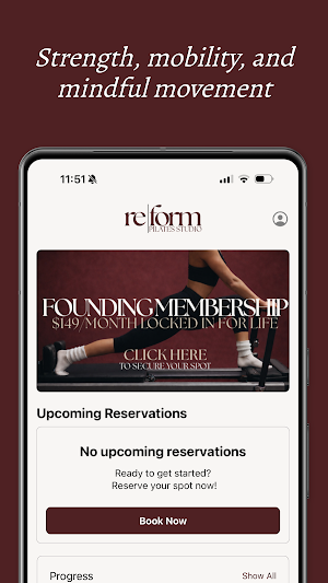 re|form Pilates Studio Screenshot 1