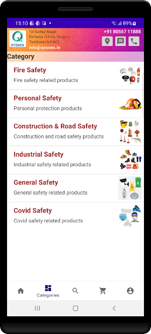 Qstores - Fire & Safety Screenshot 1