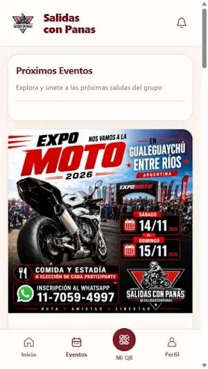 Salidas con panas Screenshot 2