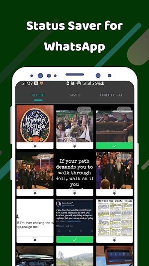Status Saver for WhatsApp and Direct Chat App Screenshot 0