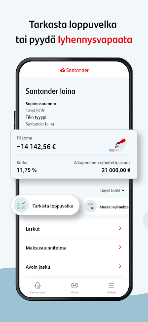 Santander Rahoitus Screenshot 2