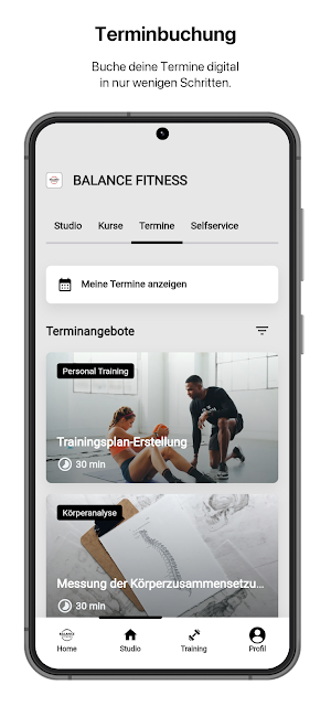 BALANCE FITNESS Screenshot 1