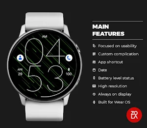 Speed Green Watch Face Screenshot 1