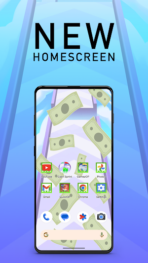 Cash Sprint Launcher App Screenshot 1
