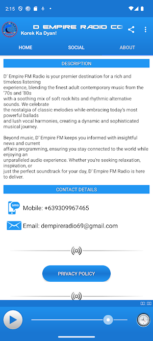 D' Empire Radio Cotabato City Screenshot 3
