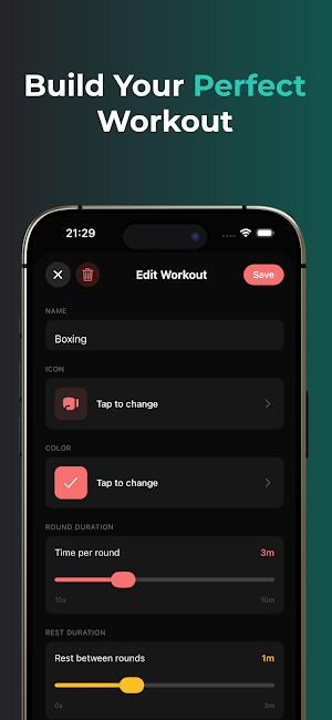 Boxing Timer - Round Trainer Screenshot 2
