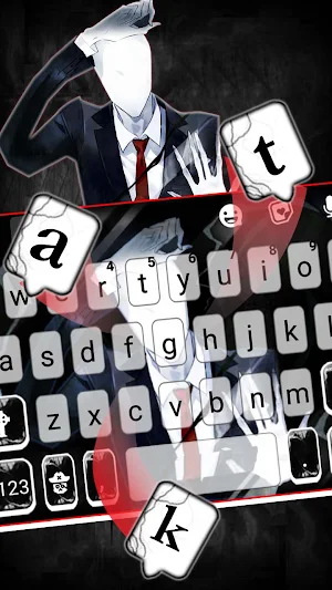 Creepy Slenderman Keyboard Theme Screenshot 2
