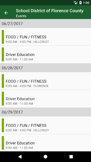 School District of Florence County Screenshot 2