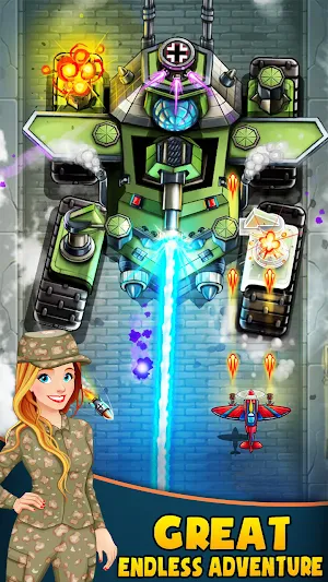 Sky Force: Combat Attack Space Shooting Screenshot 2