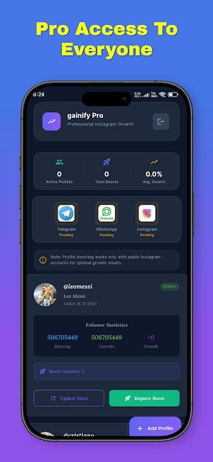 Gainify: Boost Followers Likes Screenshot 1