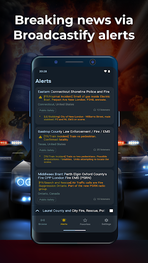 Police Scanner & Fire Radio Screenshot 2