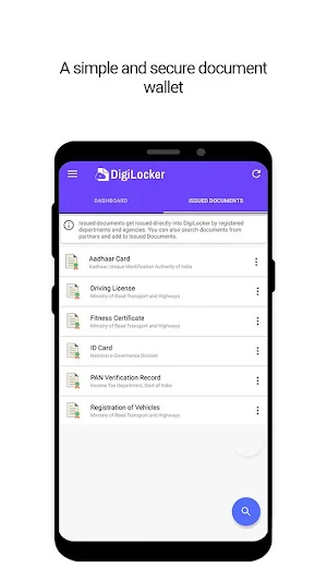DigiLocker  -  a simple and secure document wallet Screenshot 0