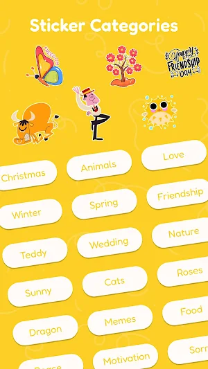 Bees Stickers Screenshot 0