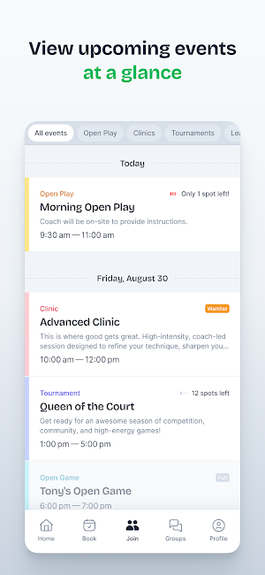 PUDL Padel Screenshot 2