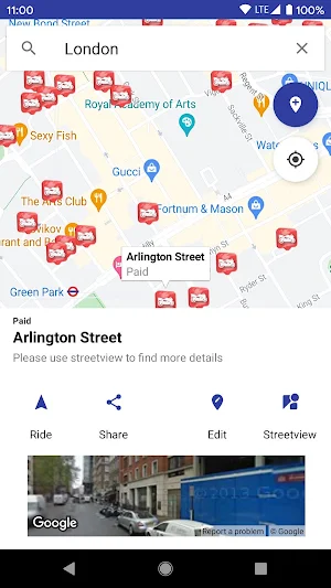 UK Motorcycle Parking Screenshot 1