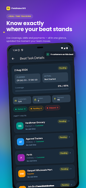 Field Sales 365-Sales Tracker Screenshot 0