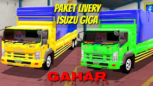 Truck Isuzu Giga Mbois BUSSID Screenshot 1