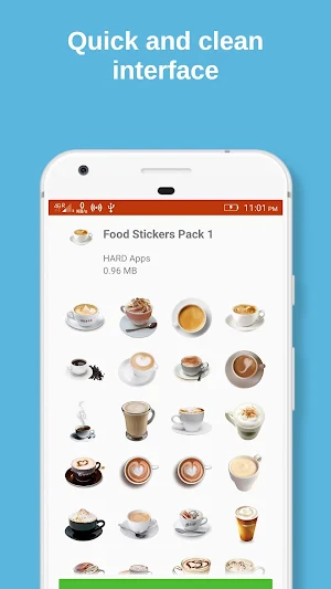Food Stickers For WhatsApp  (WAStickers) Screenshot 0