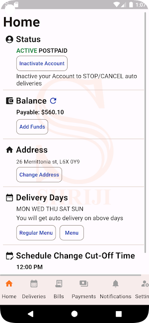 Shriji Delivery Screenshot 2