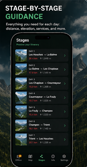 Tour du Mont-Blanc – GR® TMB Screenshot 3